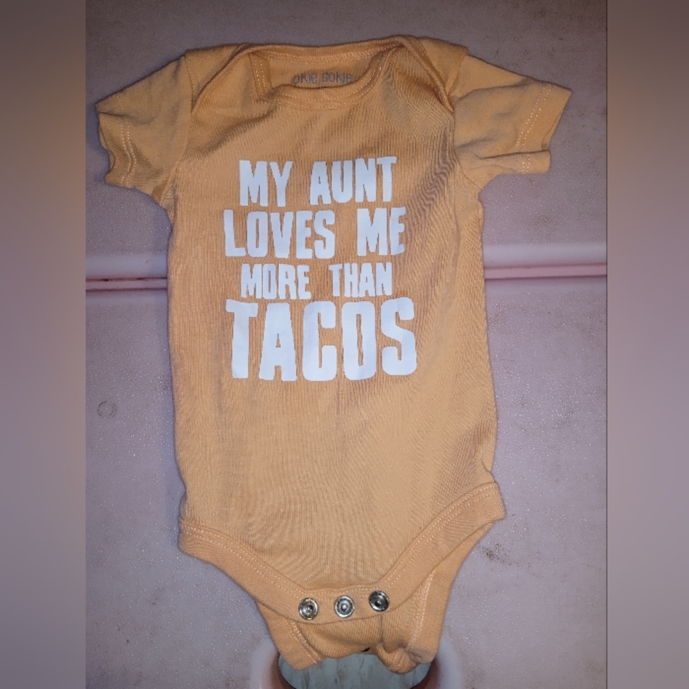 Gender neutral baby onesie